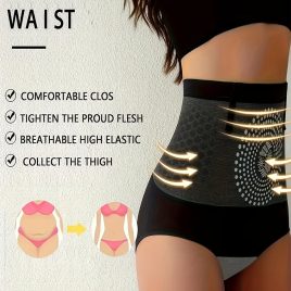   Chiloți Eleganți Modelatori cu Talie Înaltă și Control al Abdomenului pentru Femei