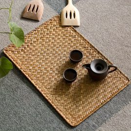 Suport din bambus țesut manual