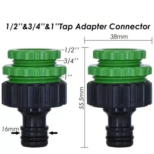 Adaptor universal pentru robinet 1/2, 3/4 și 1 inch