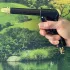 Pistol de apă pentru motociclete și mașini, fără acumulator, cu duză de furtun de grădină din plastic, rotire 360°