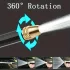 Pistol de apă pentru motociclete și mașini, fără acumulator, cu duză de furtun de grădină din plastic, rotire 360°