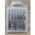 Set combinat de burghiu și tarod cu cap hexagonal