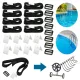Set curea acoperire piscină