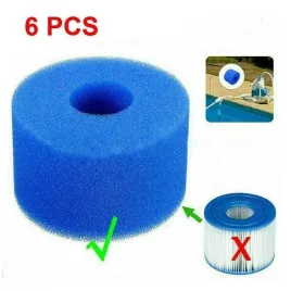 Element filtrant din spumă reutilizabil pentru piscină
