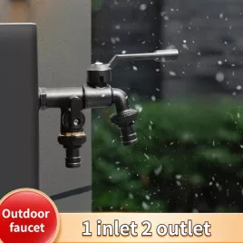 Robinet exterior antigel cu două ieșiri