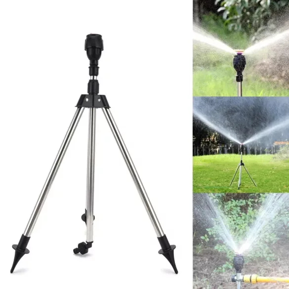 Stativ de irigare rotativ cu jet de apă la 360 de grade
