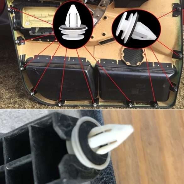 50 bucăți Cleme Panou Ușă Auto