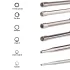 Set de 12 piese, instrument de ajustare a carburatorului