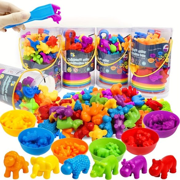 Puzzle organizator curcubeu