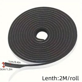   4M Izolație Autocolantă din Cauciuc și Plastic pentru Uși și Ferestre