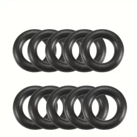 10 inele O din cauciuc negru premium