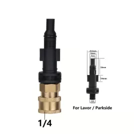   Adaptor pentru Spălător cu Presiune cu Conector Rapid - Compatibil cu Karcher, Lavor, Bosch