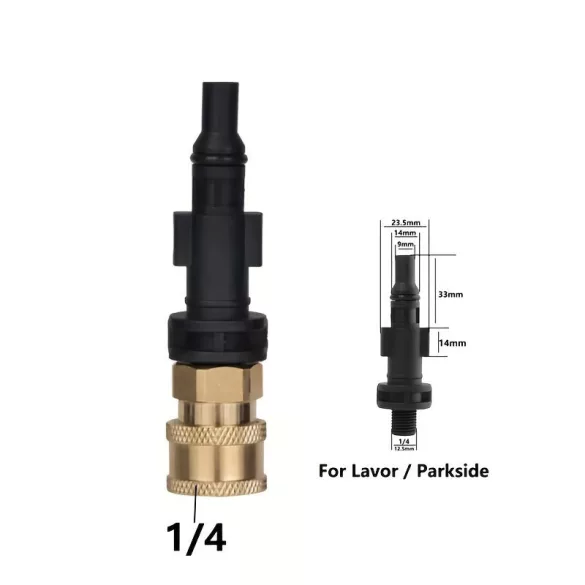 Adaptor pentru Spălător cu Presiune cu Conector Rapid - Compatibil cu Karcher, Lavor, Bosch