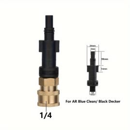   Adaptor pentru Spălător cu Presiune cu Conector Rapid - Compatibil cu Karcher, Lavor, Bosch