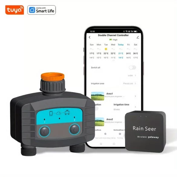 Controler Inteligent pentru Irigare, Sistem de Irigare Wireless pentru Grădină, Control prin Aplicație