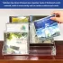 1 Bucată Suport Transparent din Acril cu 3 Niveluri pentru CD-uri