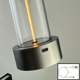   Lampă de Masă LED Magnetică Modernă, cu Control Tactil și Intensitate Reglabilă