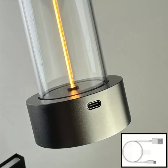 Lampă de Masă LED Magnetică Modernă, cu Control Tactil și Intensitate Reglabilă