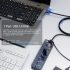 Hub USB 3.0, distribuitor cu 7 porturi, cu întrerupătoare independente de pornire/oprire și indicatoare LED