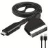 1 buc. model 2024 adaptor cablu Scart-HDTV