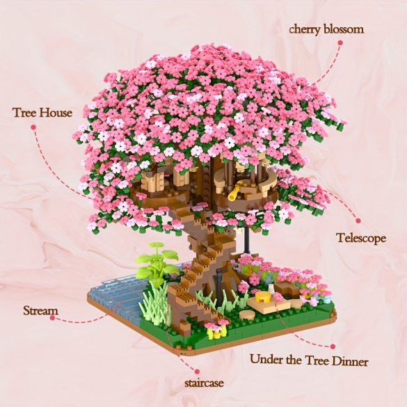 Set de construcție bonsai cireș