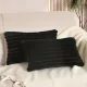 2 buc Huse de Pernă Decorative Moi și Confortabile cu Dungi