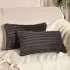 2 buc Huse de Pernă Decorative Moi și Confortabile cu Dungi