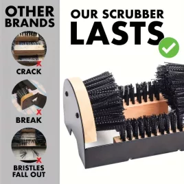 1 buc Răzuitor de Cizme, Perie de Pantofi pentru Exterior