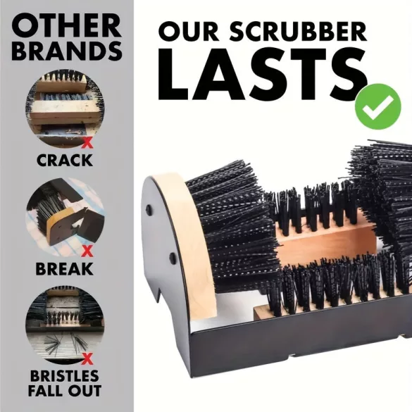 1 buc Răzuitor de Cizme, Perie de Pantofi pentru Exterior