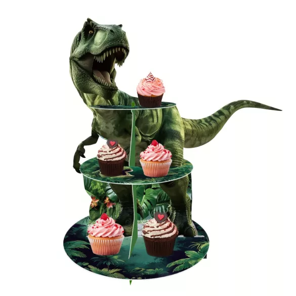 Suport tort T-Rex robust, 3 niveluri
