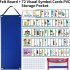 Plan zilnic 2-în-1 pentru copii, cu diverse carduri