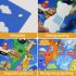 Set povestitor interactiv cu hartă mondială și carioci