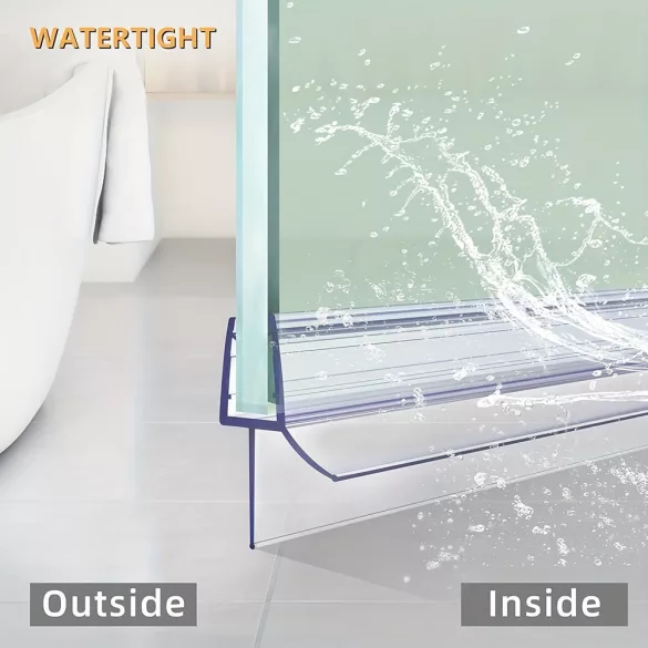 2 bucăți Garnitură Inferioară Ușă de Duș