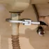 Cheie Universală cu Două Capete, Instrument de Reparat Robinet și Chiuvetă din Aluminiu