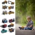 Set de jucării cu 6 vehicule de construcții turnate