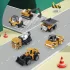 Set de jucării cu 6 vehicule de construcții turnate