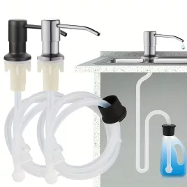   Set Dozator de Săpun din Oțel Inoxidabil pentru Bucătărie