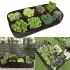 Container pentru plante, ușor de montat pe podea, cu design pătrățos
