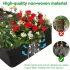 Container pentru plante, ușor de montat pe podea, cu design pătrățos