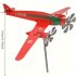 Cocoș de vânt din metal pentru grădină în formă de avion