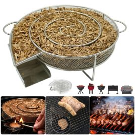 Fumător rece din metal pentru BBQ