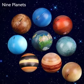 Model Simulare Sistem Solar, 9 Piese