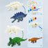 Set de pictură cu dinozauri, 6 bucăți