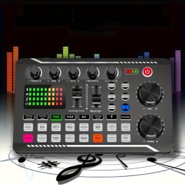   Mixer audio LED – control multi-efect cu volum, bas și moduri de track