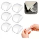 6 bucăți opritor de ușă autoadeziv din silicon transparent