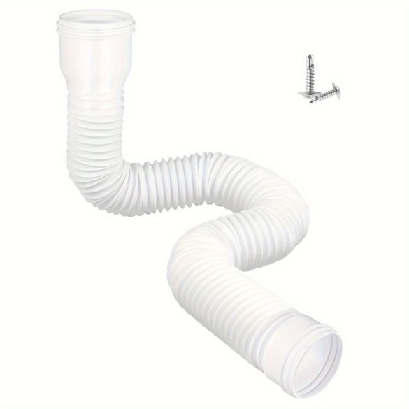 1 buc Extensie rotundă pentru scurgere, țeavă telescopică pentru apă pluvială