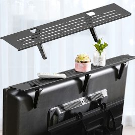 Raft de depozitare deasupra televizorului