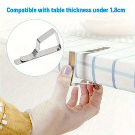   8 buc Cleme pentru Față de Masă din Oțel Inoxidabil Rezistent