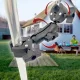 Suport de Umbrelă Dublu cu Cleme pentru Exterior