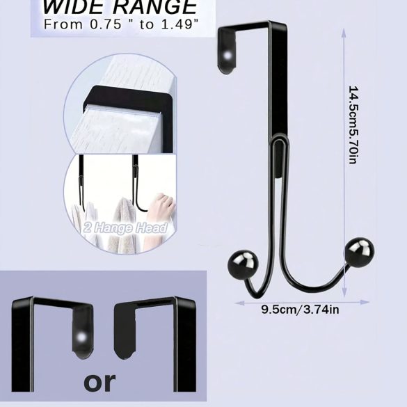 Un cuier multifuncțional pentru ușă cu buzunare de depozitare